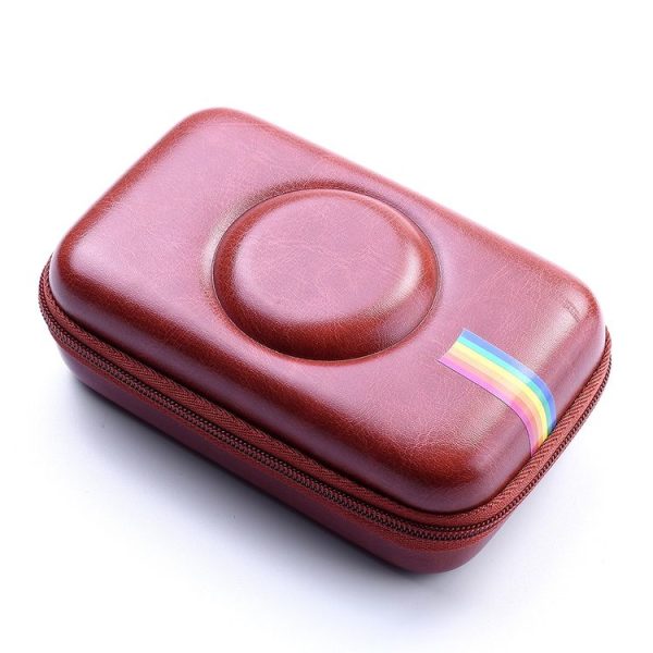 Camera Bag EVA Shockproof Camera Storage Bag for Polaroid Snap Touch (Brown) - Image 4