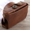 Full Body Camera PU Leather Case Bag with Strap for Panasonic LUMIX LX100 (Coffee) - Image 3