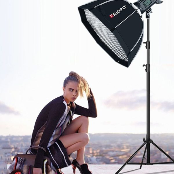 TRIOPO S90 Diameter 90cm Honeycomb Grid Octagon Softbox Reflector Diffuser for Studio Speedlite Flash Softbox - Image 7