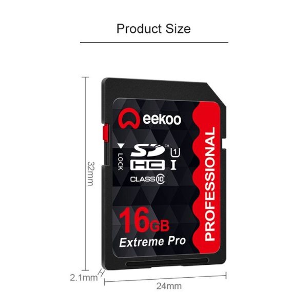 Eekoo 16GB High Speed Class 10 SD Memory Card for All Digital Devices with SD Card Slot - Image 3