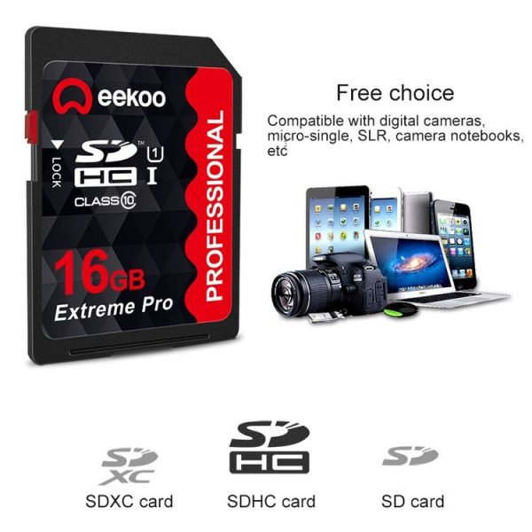 Eekoo 16GB High Speed Class 10 SD Memory Card for All Digital Devices with SD Card Slot - Image 9