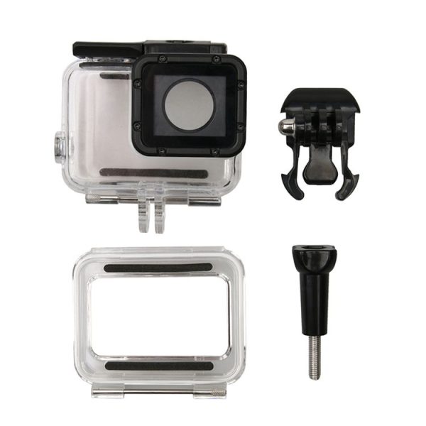 GoPro HERO6 / 5 Waterproof Housing Protective Case + Hollow Back Cover with Buckle Basic Mount & Screw - Image 8