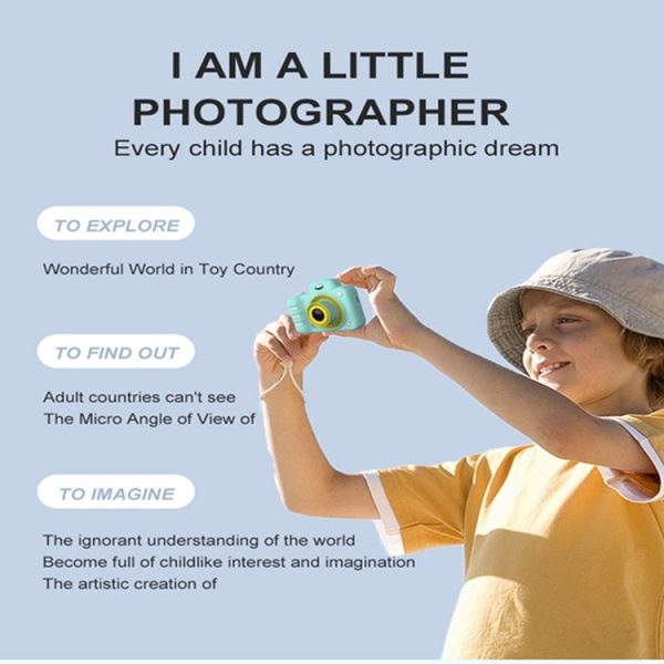 1909 2.4 inch 1800W Pixels Dual Lens Large Screen Digital Camera for Children, Support 32GB TF Card (Pink) - Image 10