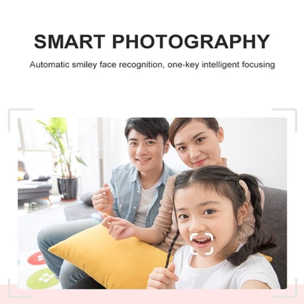 1909 2.4 inch 1800W Pixels Dual Lens Large Screen Digital Camera for Children, Support 32GB TF Card (Pink) - Image 14
