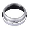 49mm Metal Vented Lens Hood for Fujifilm X100 (Silver) - Image 4