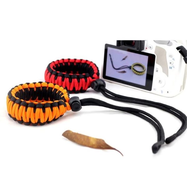DIY Weave Style Anti-lost Colorful Wrist Strap Grip Emergency Survival Bracelet for DSLR / SLR Cameras, Random Color Delivery - Image 2