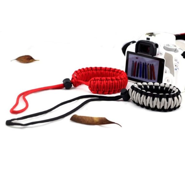 DIY Weave Style Anti-lost Colorful Wrist Strap Grip Emergency Survival Bracelet for DSLR / SLR Cameras, Random Color Delivery - Image 3