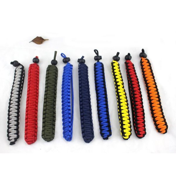 DIY Weave Style Anti-lost Colorful Wrist Strap Grip Emergency Survival Bracelet for DSLR / SLR Cameras, Random Color Delivery - Image 5