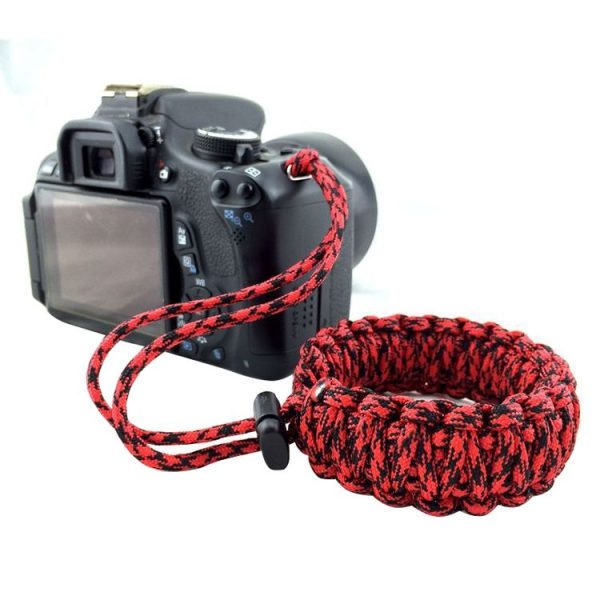 DIY Weave Style Anti-lost Colorful Wrist Strap Grip Emergency Survival Bracelet for DSLR / SLR Cameras, Random Color Delivery - Image 6