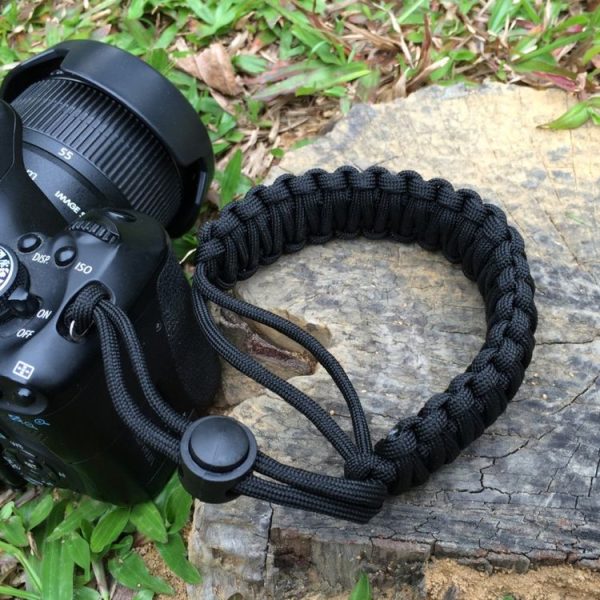 DIY Weave Style Anti-lost Colorful Wrist Strap Grip Emergency Survival Bracelet for DSLR / SLR Cameras, Random Color Delivery - Image 8