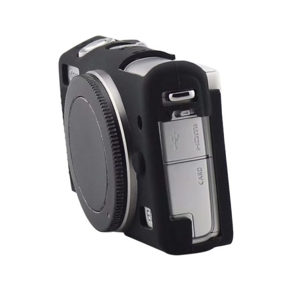 Soft Silicone Protective Case for Canon EOS M200 (Black) - Image 5