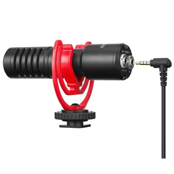 BOYA BY-MM1+ Cardioid Condenser Microphone with Windshield for Smartphones, DSLR Cameras and Video Cameras - Image 3