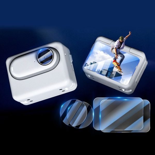 Insta360 GO 3S STARTRC 2 in 1 2pcs Screen Tempered Glass Film and 2pcs Lens TPU Film