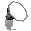 20cm Universal Octangle Style Flash Folding Soft Box, Without Flash Light Holder (Black + White)