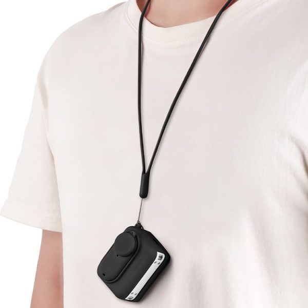 Insta360 GO 3 Camera Body Charging Case Silicone Case with Lens Cap & Strap (White) - Image 8
