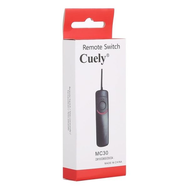 Cuely MC-30 Remote Switch Shutter Release Cord for Nikon D810 / D820 / D5 / D4 - Image 5