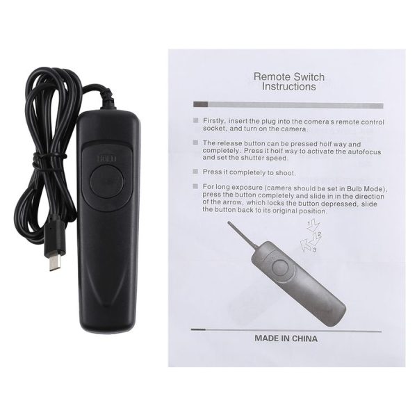 Cuely RM-VPR1 Remote Switch Shutter Release Cord for Sony A58 / NEX-3NL / A7 / A3000 / A6000 / HX300 / RX10011 - Image 4