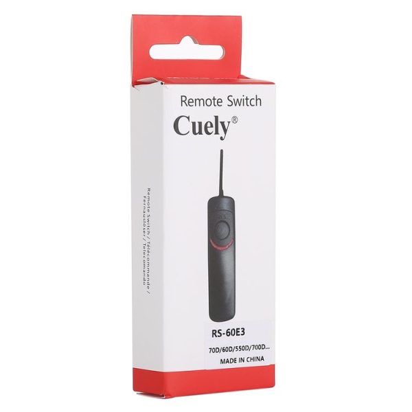 Cuely RS-60E3 Remote Switch Shutter Release Cord for Canon EOS 70D / 60D / 550D / 700D - Image 5