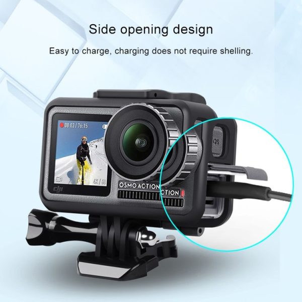 Sports Camera PC+ABS Shockproof Protective Case for DJI Osmo Action 1 - Image 6