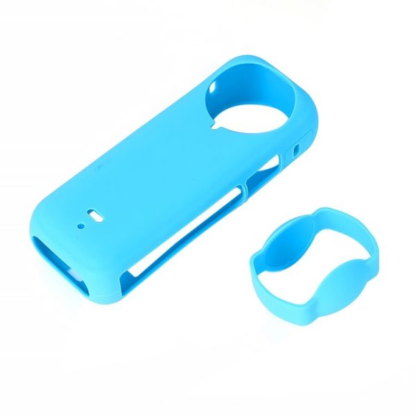 Insta360 X4 Silicone Protective Case with Lens Cover (Blue) - Image 2
