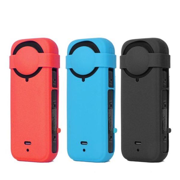 Insta360 X4 Silicone Protective Case with Lens Cover (Blue) - Image 5