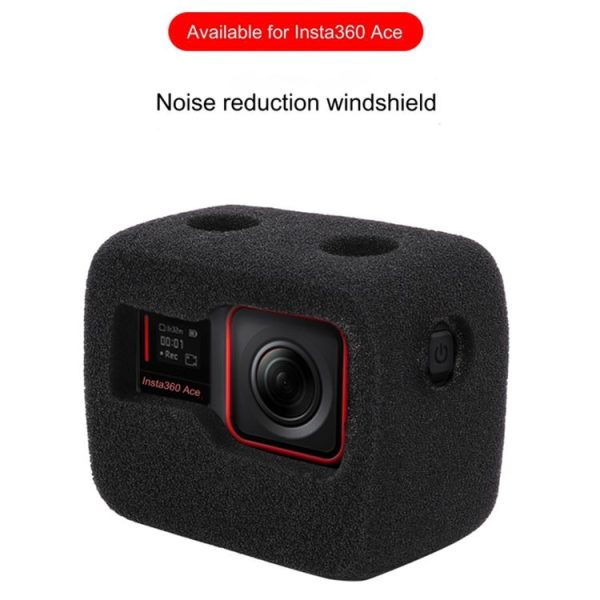 Insta360 Ace Sponge Foam Windshield Housing Case (Black) - Image 2