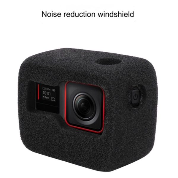 Insta360 Ace Pro Sponge Foam Windshield Housing Case (Black) - Image 2