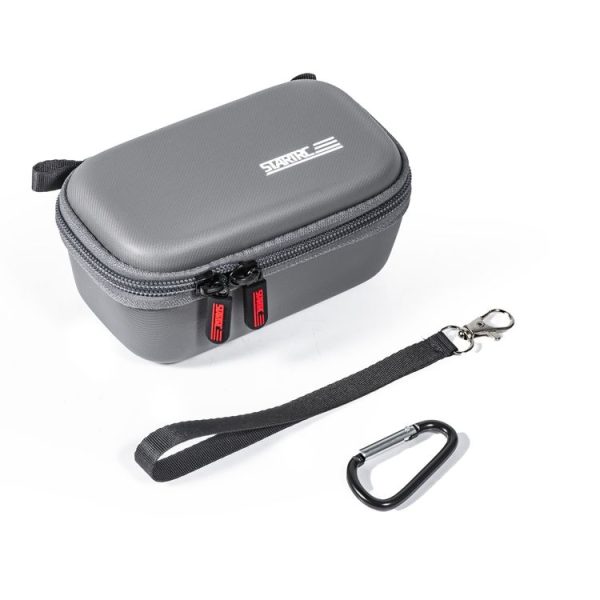 Insta360 X4 STARTRC Camera Carry Case with Carabiner & Strap (Grey) - Image 2