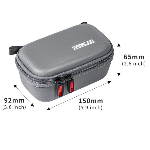 Insta360 X4 STARTRC Camera Carry Case with Carabiner & Strap (Grey) - Image 6
