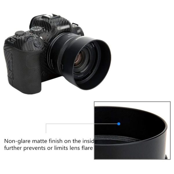 ES-65B Lens Hood Shade for Canon RF 50mm F1.8 STM Lens - Image 5