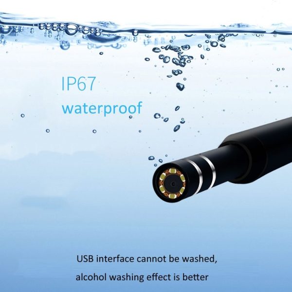 Iw99B 1.3MP WiFi HD Visual Eardrop Endoscope Borescope with 6 LEDs, IP67 Waterproof, Lens Diameter: 5.5mm, Length: 2m - Image 2