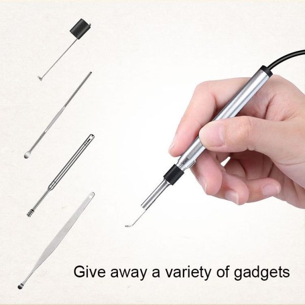 Multi-functional HD WIFI Visual Eardrop Endoscope Borescope, IP67 Waterproof, Lens Diameter: 3.9mm (Silver) - Image 3