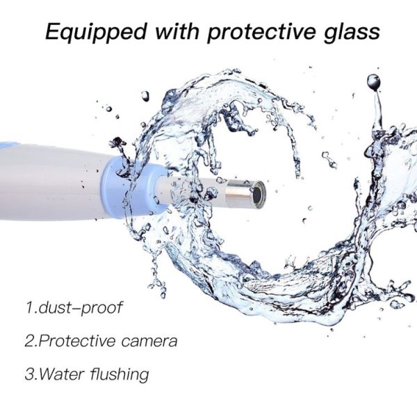 1.0MP HD Camera Wireless Visual Ear Cleaning Inspection Endoscope with 6 LEDs, IP67 Waterproof, Lens Diameter: 5.5mm, Handle Length: 15cm (Blue) - Image 7