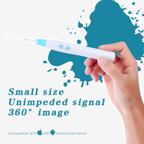 F180B 3.9mm Tiny Lens Diameter Integral WIFI Visual Earspoon Endoscope with 6 LEDs - Image 4