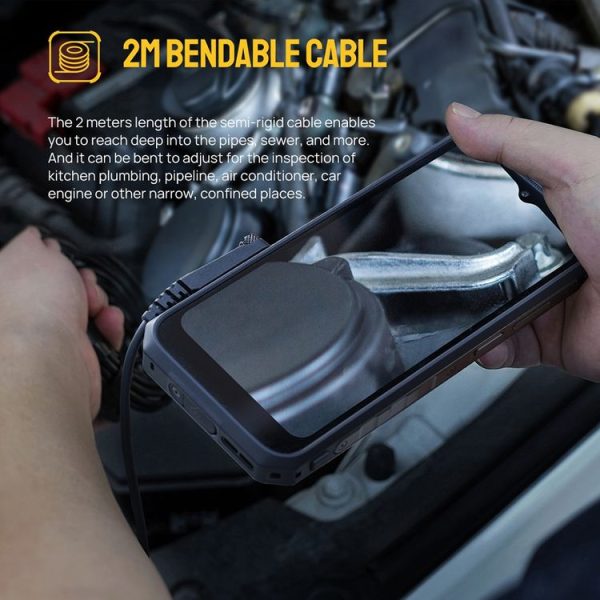 Ulefone Endoscope E2 IP67 Waterproof Digital Endoscope for Ulefone Armor 9 / 9E / Power Armor 13 / 16 Pro / 18T / Armor Pad (Black) - Image 7
