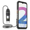 Ulefone uSmart C01 Wired Digital Microscope for Ulefone Armor 18 Series / 9 / 9E & Power Armor 16 Series / 13 / Armor Pad (Black)