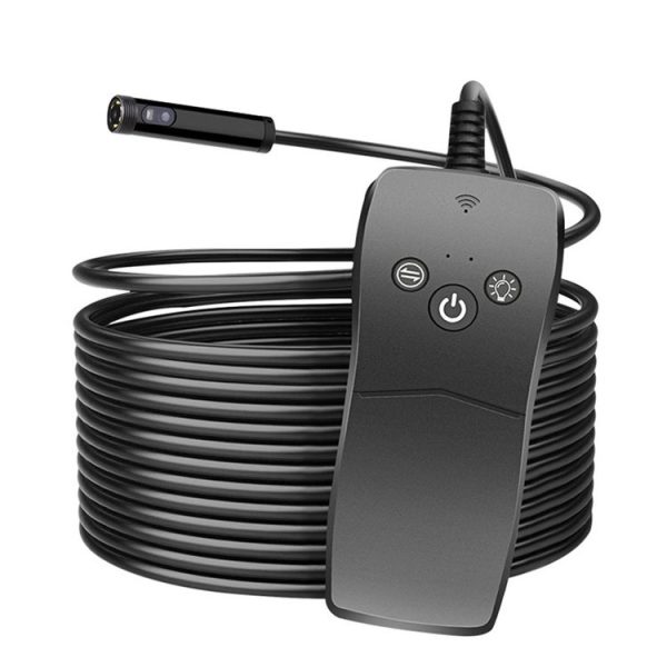 8mm Dual-lens Design Waterproof Endoscope, Wifi Version, Length: 1m (Black) - Image 2