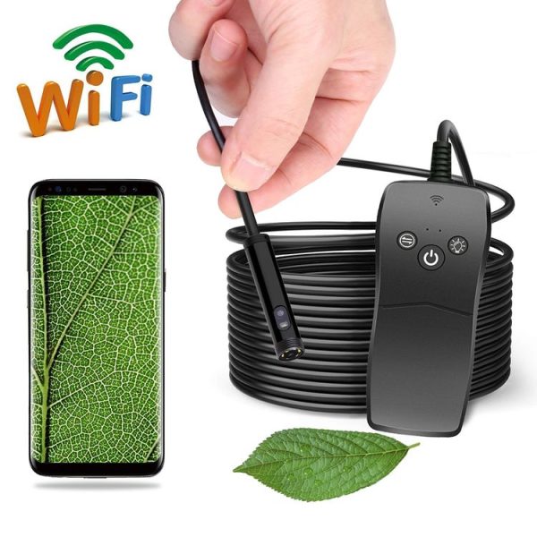 8mm Dual-lens Design Waterproof Endoscope, Wifi Version, Length: 1m (Black) - Image 5