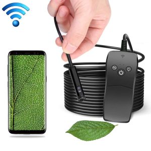 8mm Dual-lens Design Waterproof Endoscope, Wifi Version, Length: 2m (Black)