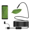 8mm Dual-lens Design Waterproof Endoscope, 3 In 1 Version, Length: 1m (Black)