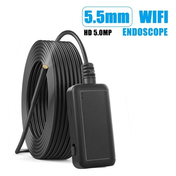 F220 5.5mm HD 5.0MP WIFI Endoscope Inspection Camera with 6 LEDs, Length: 2m - Image 2