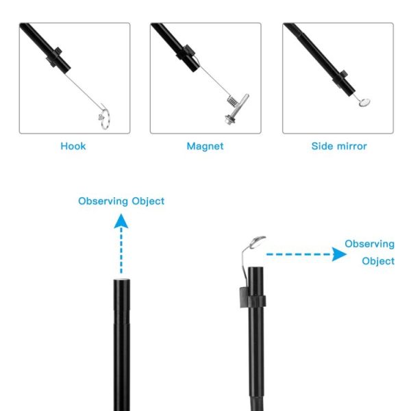 F220 5.5mm HD 5.0MP WIFI Endoscope Inspection Camera with 6 LEDs, Length: 2m - Image 7