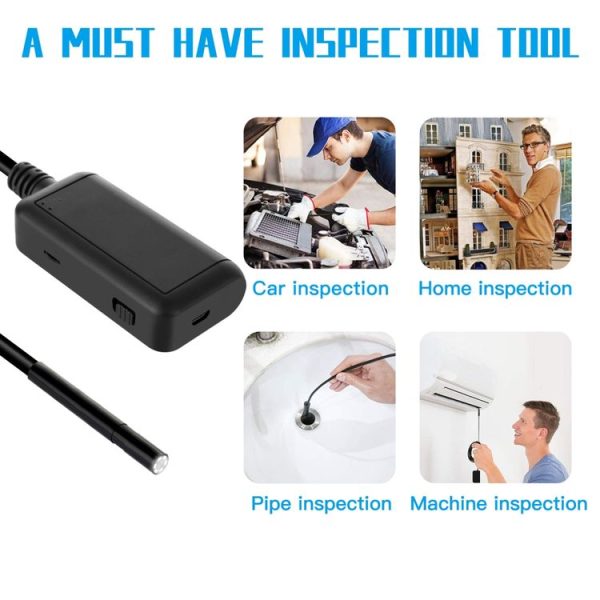 F220 5.5mm HD 5.0MP WIFI Endoscope Inspection Camera with 6 LEDs, Length: 2m - Image 8