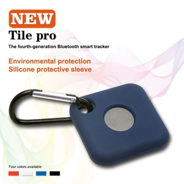 Bluetooth Smart Tracker Silicone Case for Tile Pro (White) - Image 6