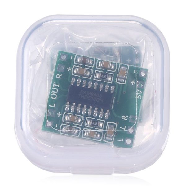 2 PCS LandaTianrui LDTR-WG0127 DC 5V D-level Mini Digital Amplifier Board (Green) - Image 4