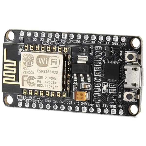 LandaTianrui LDTR-WG0130 ESP8266 ESP-12E Series WiFi Development Board for Nodemcu (Black)