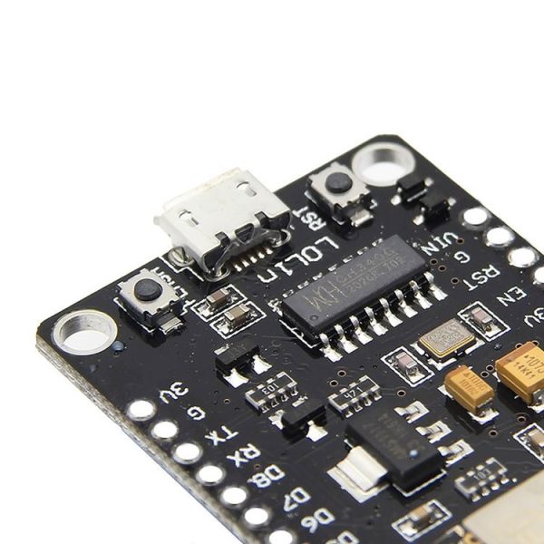 LandaTianrui LDTR-WG0131 ESP8266 Series WiFi Development Board, Compatible with CH340 (Black) - Image 6