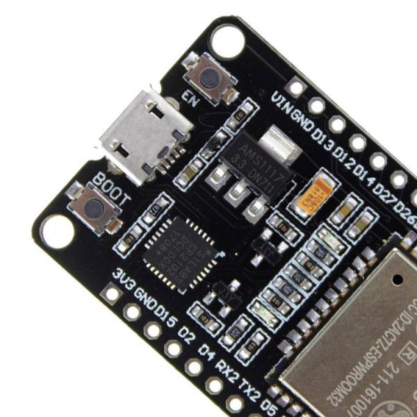 LandaTianrui LDTR-WG0132 WiFi + Bluetooth Ultra-low Power Consumption ESP-32 / ESP-32S Module Dual Cores Development Board (Black) - Image 6