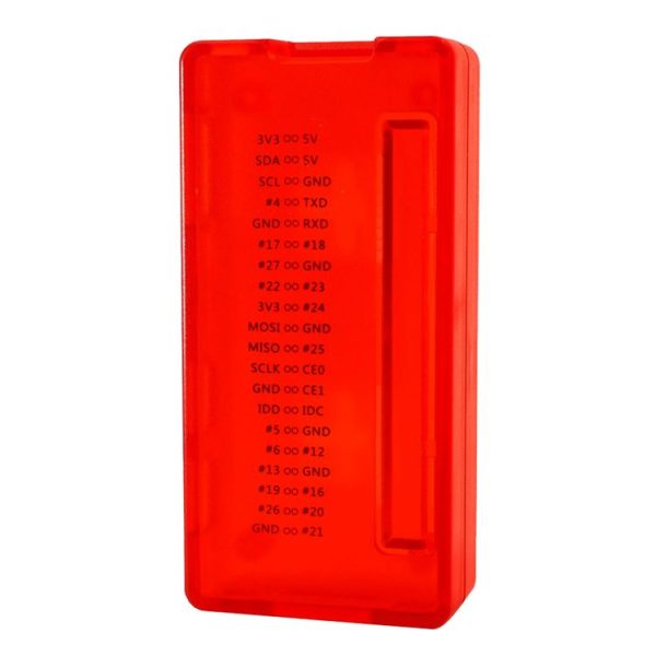 LandaTianrui LDTR-PJ012 ABS Protective Case with Heat Sink for Raspberry Pi Zero W / Zero (Red) - Image 3