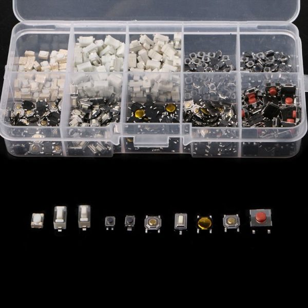 200 PCS Car Remote Control Button Awitch Button Package Patch Tact Switch Button Package - Image 3